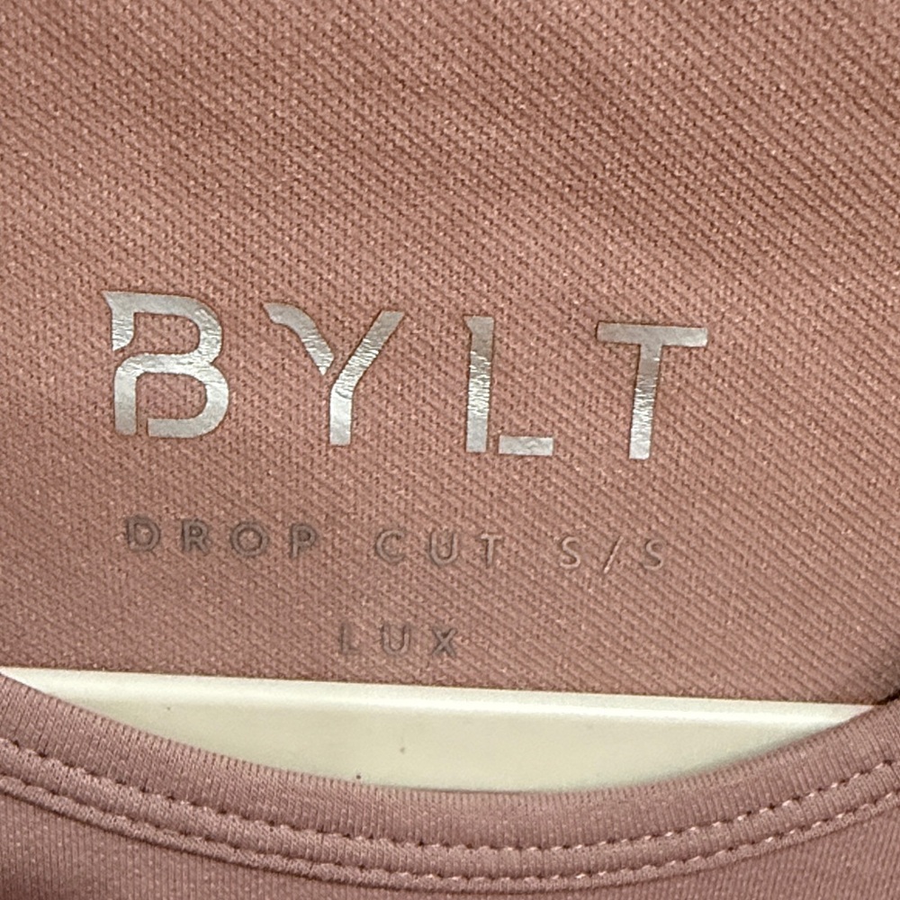 BYLT Basics Men's Shirt in Pink and Dark Purple - Picture 4 of 7